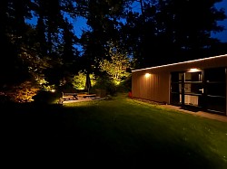 Abendstimmung (noch ohne Pergola)