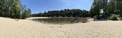 Badesee im Park